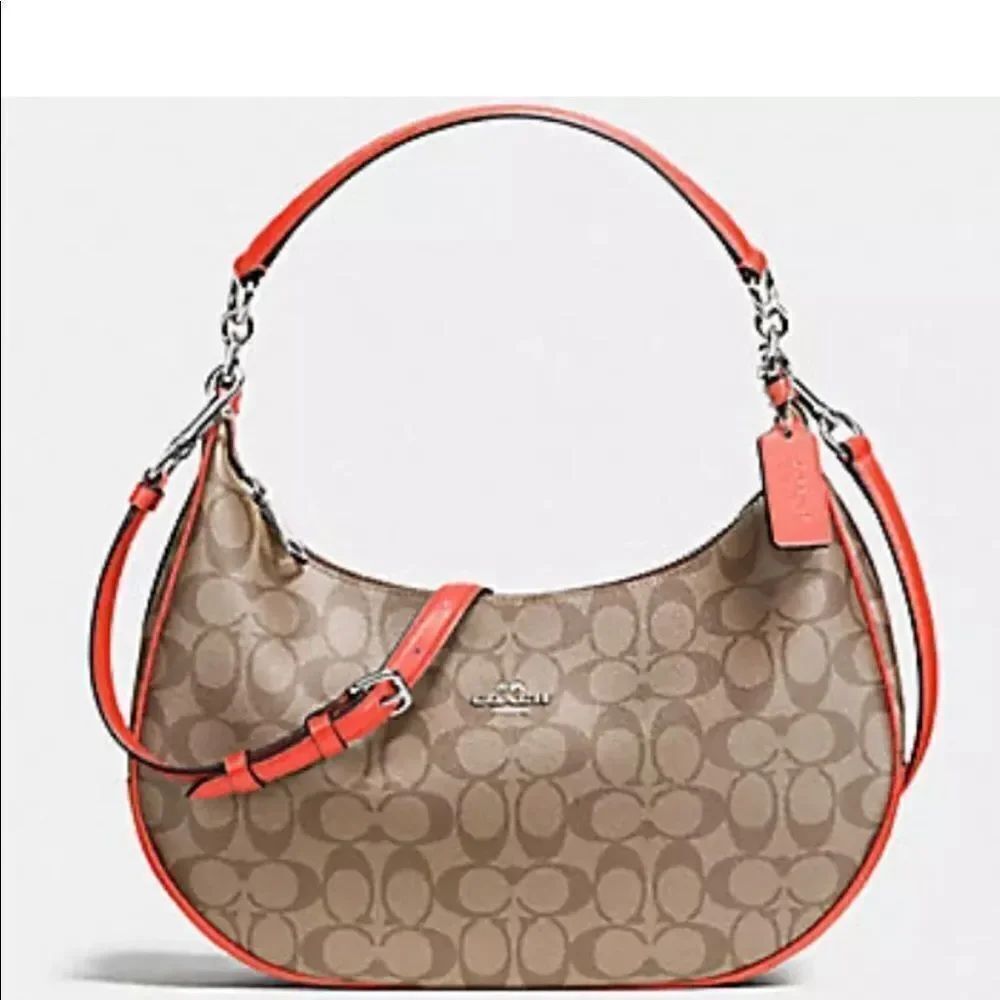 🔥🎁NWT! Coach Sig Harley EW Hobo Handbag Msrp:$375.00